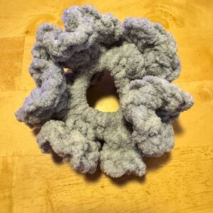 Plush Gray scrunchie